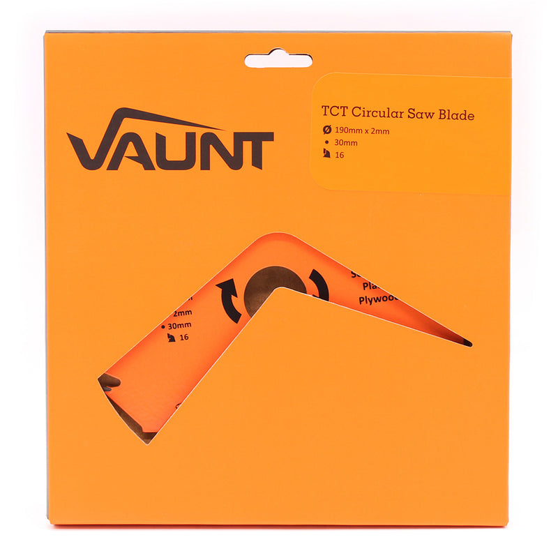 Vaunt V1310008 190mm x 30mm 16T TCT Circular Saw Blade