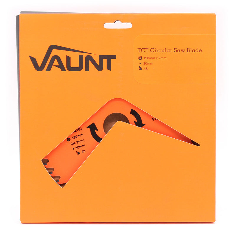 Vaunt V1310010 190mm x 30mm 48T TCT Circular Saw Blade