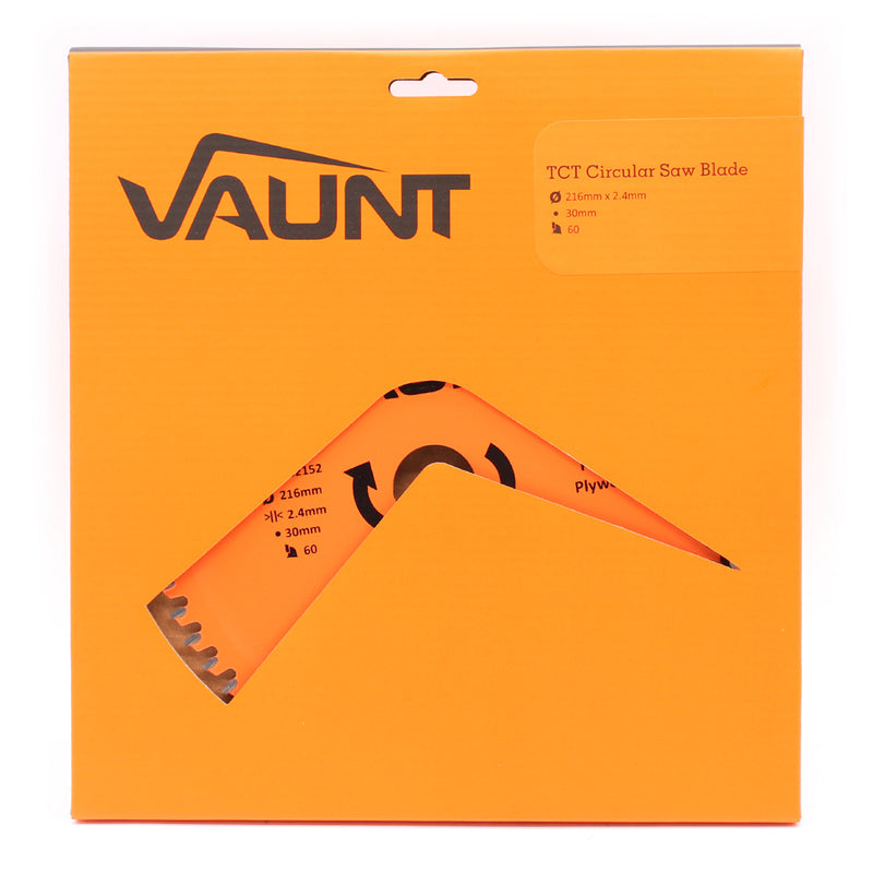 Vaunt V1310015 216mm x 30mm 60T TCT Circular Saw Blade