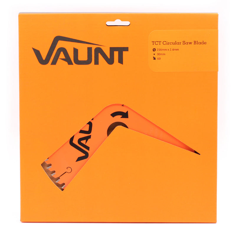 Vaunt V1310016 216mm x 30mm 60T TCT Circular Saw Blade for Aluminium Cutting