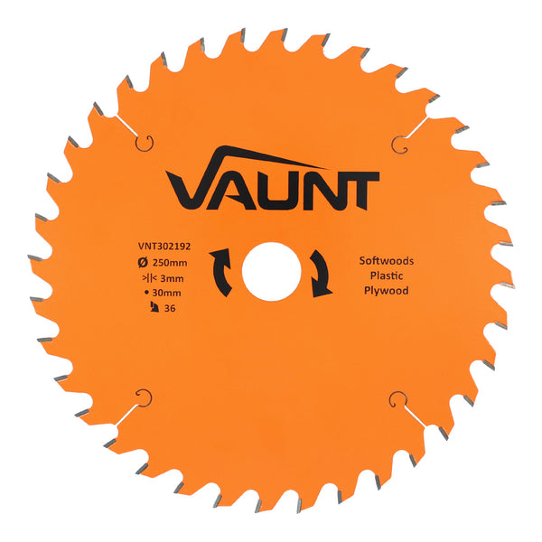 Vaunt V1310019 250mm x 30mm 36T TCT Circular Saw Blade