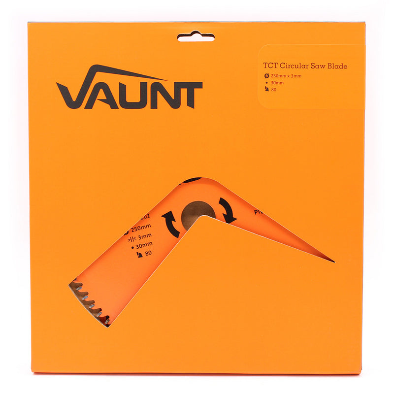 Vaunt V1310020 250mm x 30mm 80T TCT Circular Saw Blade