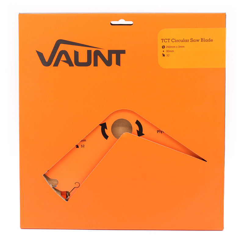 Vaunt V1310022 260mm x 30mm 32T TCT Circular Saw Blade