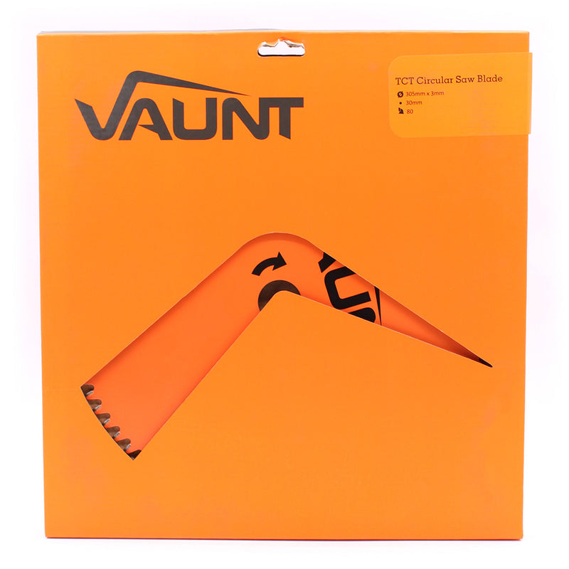 Vaunt V1310028 305mm x 30mm 80T TCT Circular Saw Blade for Aluminium Cutting