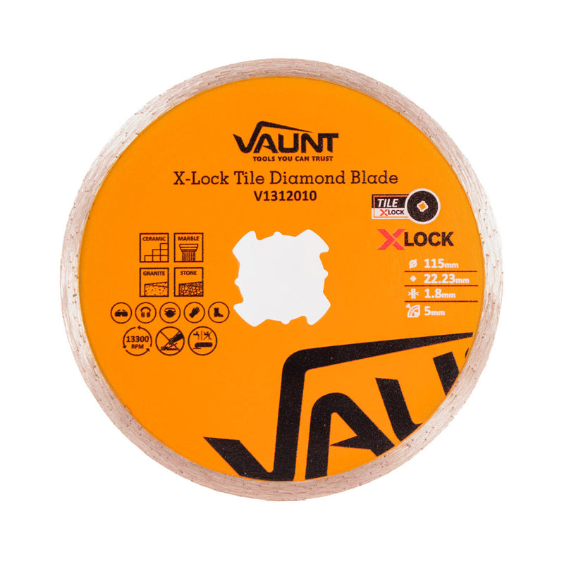 Vaunt V1312010 115mm X-Lock Diamond Tile Blade