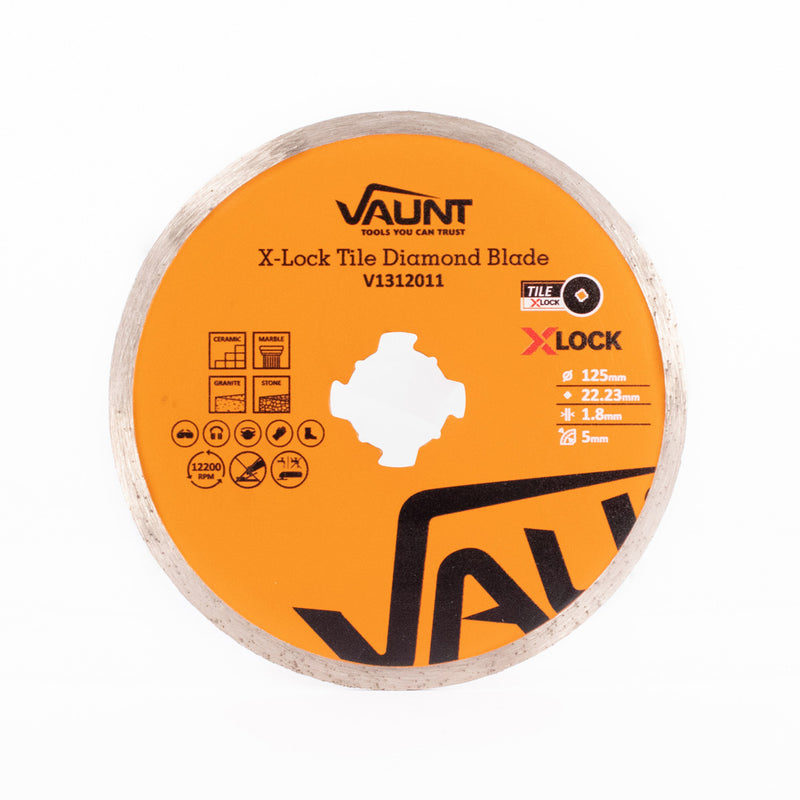 Vaunt V1312011 125mm X-Lock Diamond Tile Blade