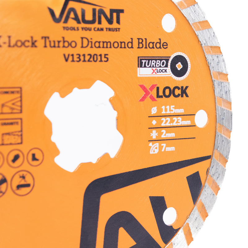 Vaunt V1312015 115mm X-Lock Diamond Blade General Purpose