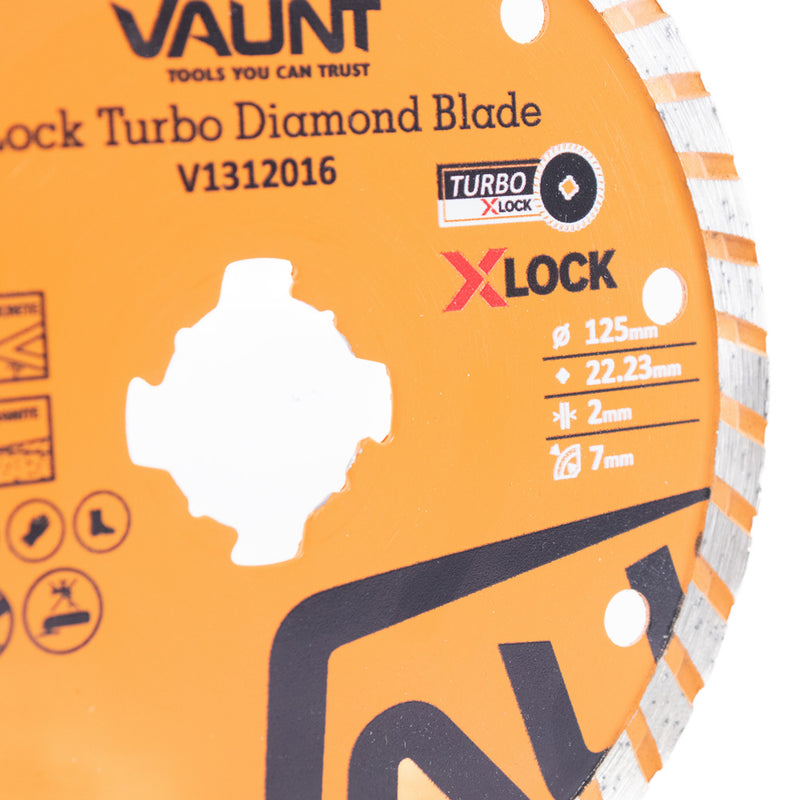 Vaunt V1312016 125mm X-Lock Diamond Blade General Purpose