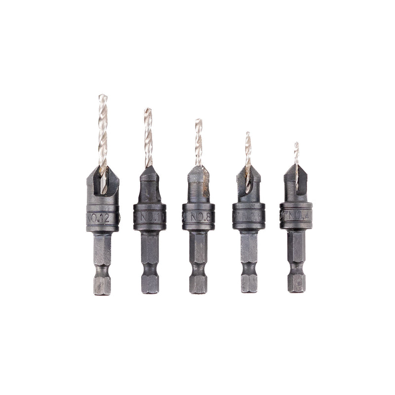 Vaunt V1318001 5 Piece Drill Countersink Set