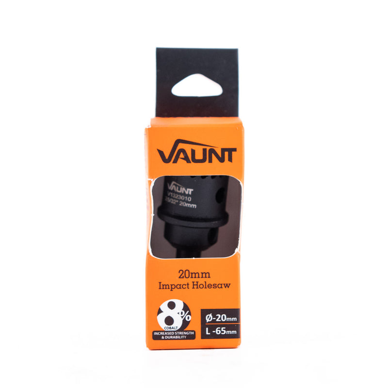 Vaunt V1323010 20mm Bi-Metal Impact Holesaw 65mm 1/4" Shank