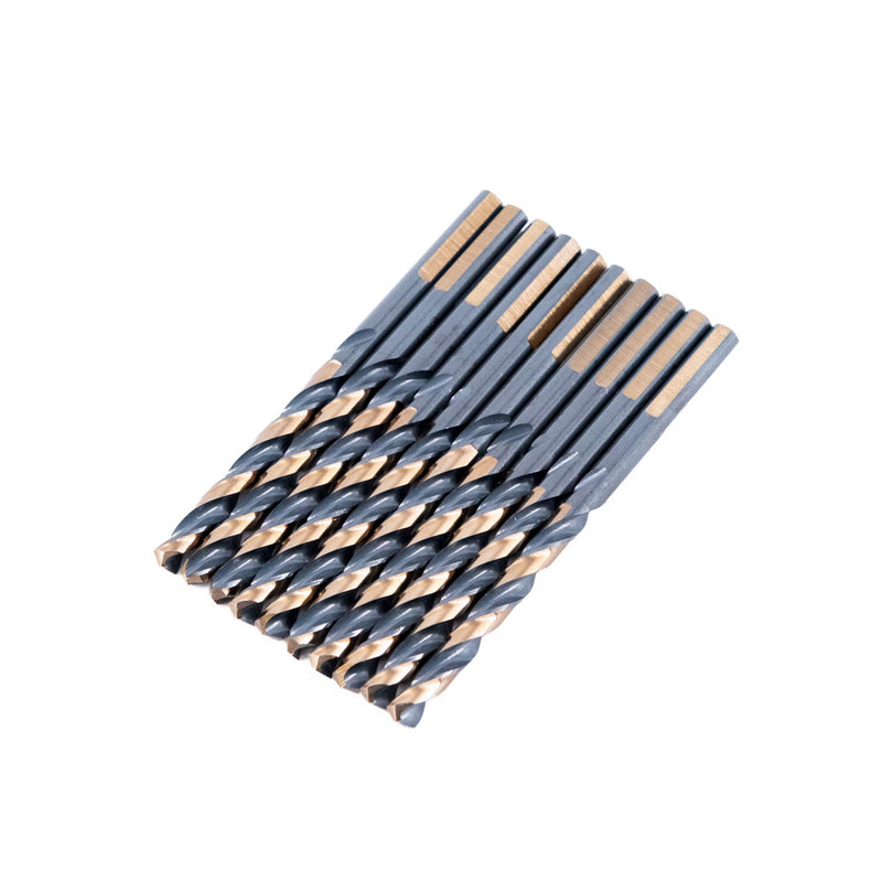 Vaunt V1324076 4.0mm x 75mm HSS M2 Turbo Drill Bits - Pack of 10