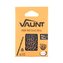 Vaunt V1324076 4.0mm x 75mm HSS M2 Turbo Drill Bits - Pack of 10