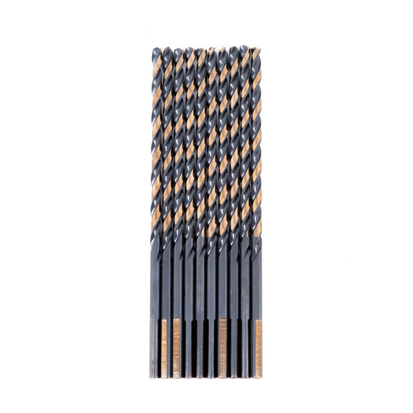 Vaunt V1324085 3.0mm x 100mm HSS M2 Long Turbo Drill Bits - Pack of 10