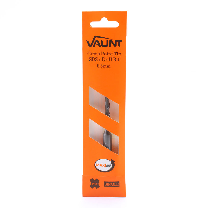 Vaunt V1329053 SDS+ Endurance Cross Tip Drill Bit 6.5mm x 160mm