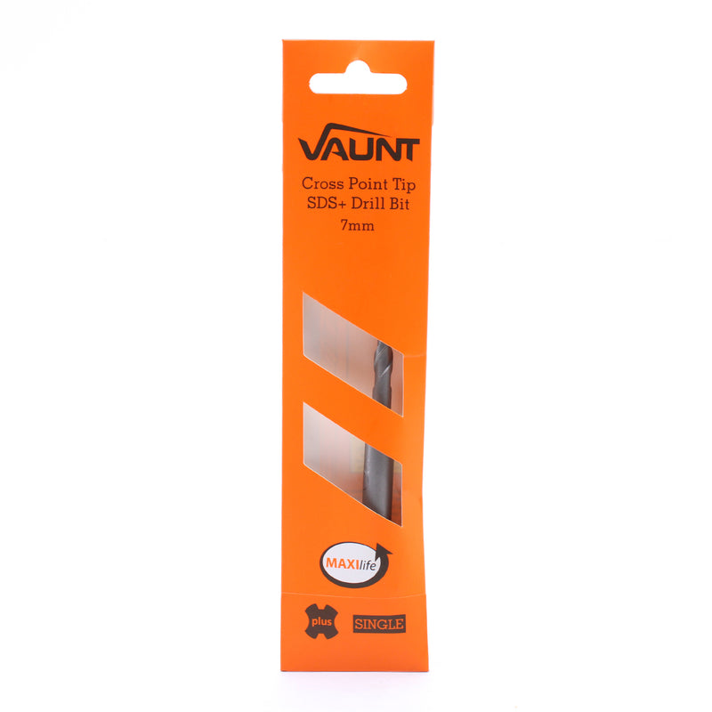 Vaunt V1329054 SDS+ Endurance Cross Tip Drill Bit 7mm x 160mm