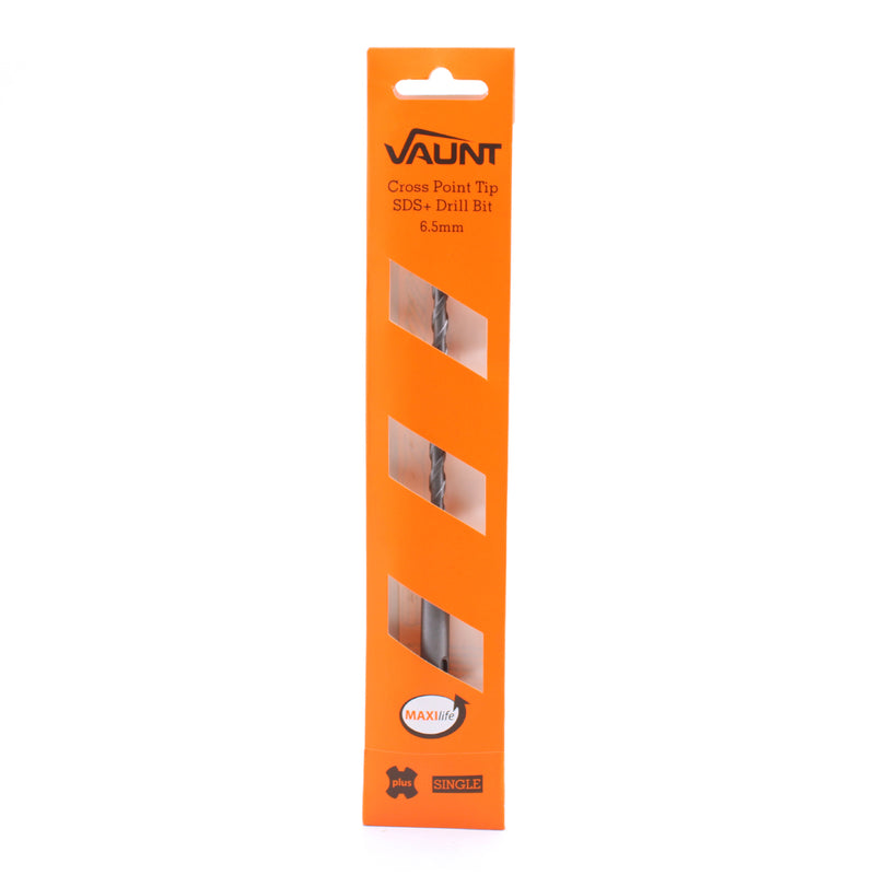 Vaunt V1329062 SDS+ Endurance Cross Tip Drill Bit 6.5mm x 210mm