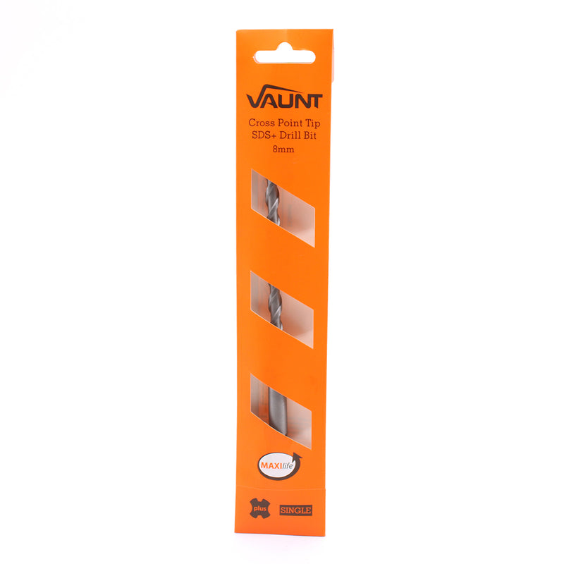 Vaunt V1329064 SDS+ Endurance Cross Tip Drill Bit 8mm x 210mm