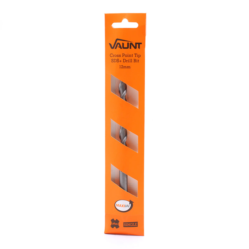 Vaunt V1329066 SDS+ Endurance Cross Tip Drill Bit 12mm x 210mm