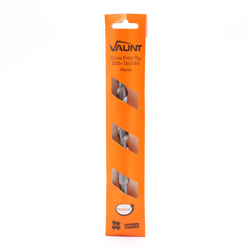 Vaunt V1329068 SDS+ Endurance Cross Tip Drill Bit 16mm x 210mm