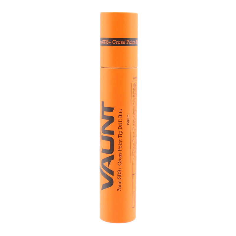 Vaunt V1329113 SDS+ Endurance Cross Tip Drill Bit 7mm x 210mm - Pack of 5
