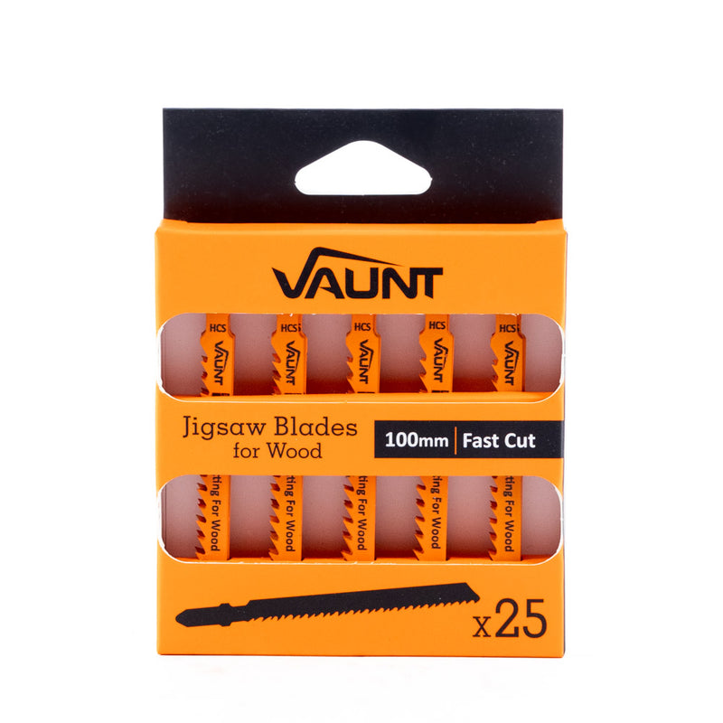 Vaunt V1343000 Jigsaw Blades Coarse Wood Cutting (T144D) - Pack of 25