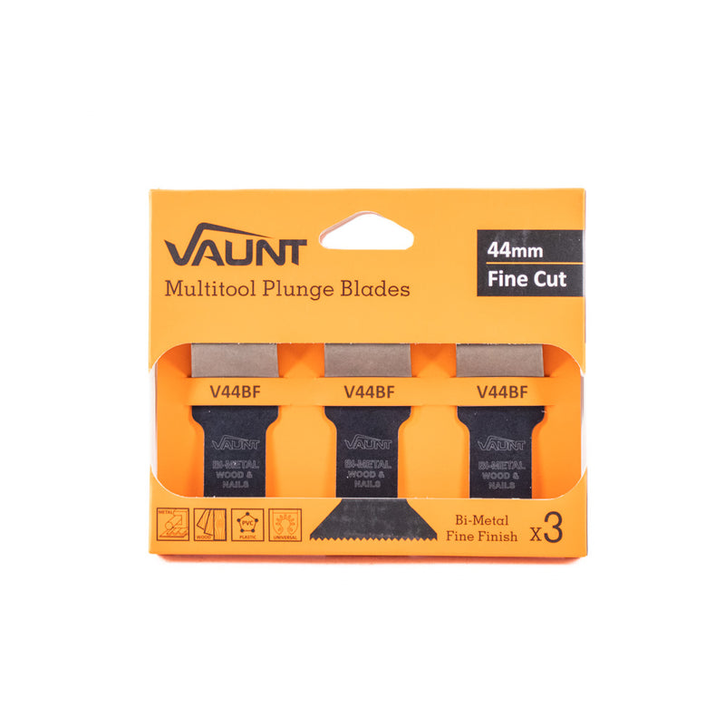 Vaunt V1349065 Premium 44mm Bi-Metal Multi Tool Blade - Pack of 3