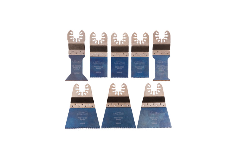 Vaunt V1349081 Premium Assorted Multi Tool Blade Pack - Pack of 8