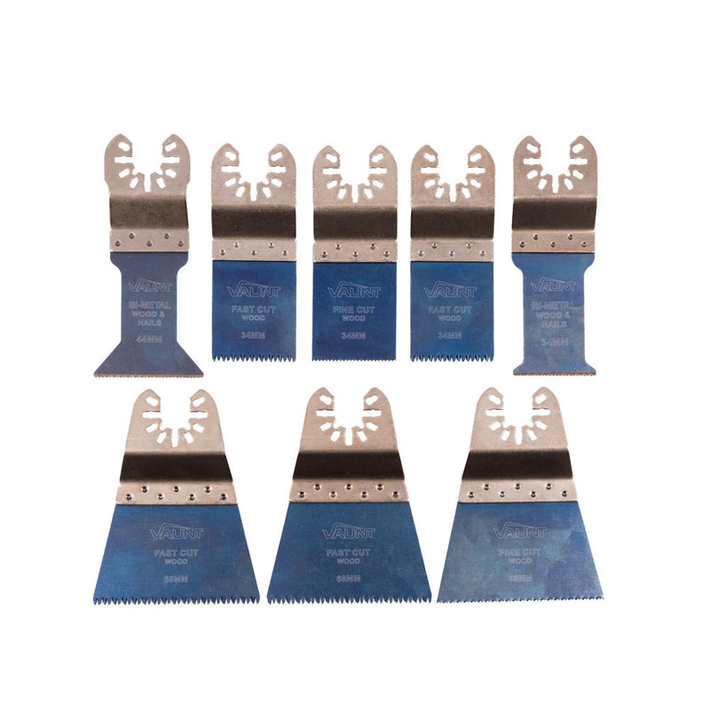 Vaunt V1349081 Premium Assorted Multi Tool Blade Pack - Pack of 8