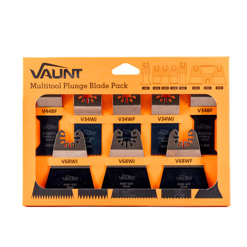 Vaunt V1349081 Premium Assorted Multi Tool Blade Pack - Pack of 8