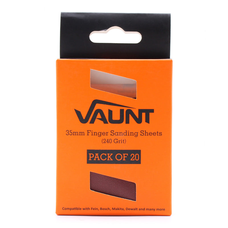 Vaunt V1349095 Finger Sanding Pad 240 Grit - Pack of 20