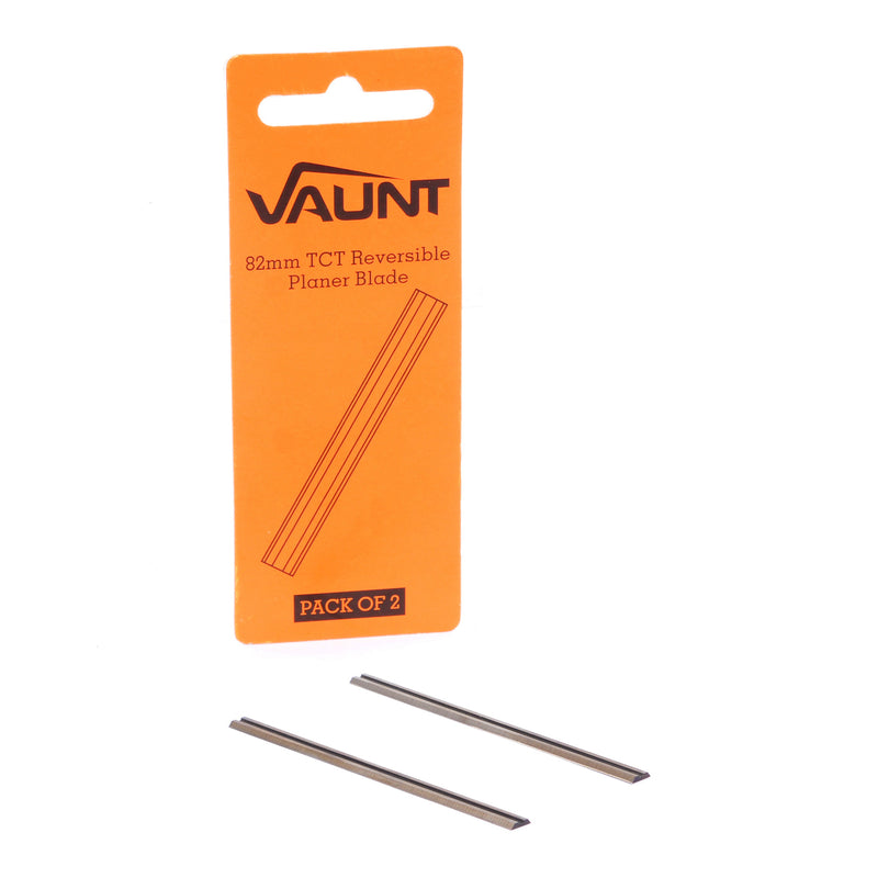 Vaunt V1351000 TCT Planer Blades 82mm - Pack of 2