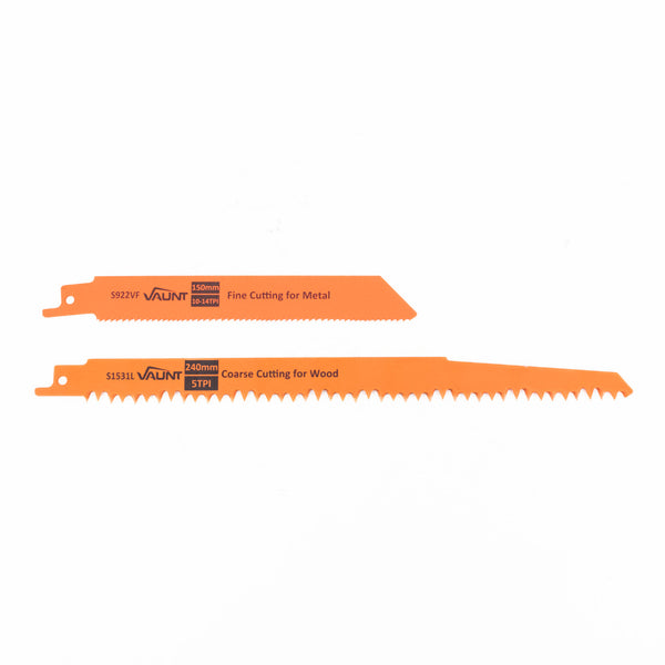 Vaunt V1353010 25 Piece 240mm & 150mm Reciprocating Saw Blades for Wood & Metal (S1531L & S922VF)