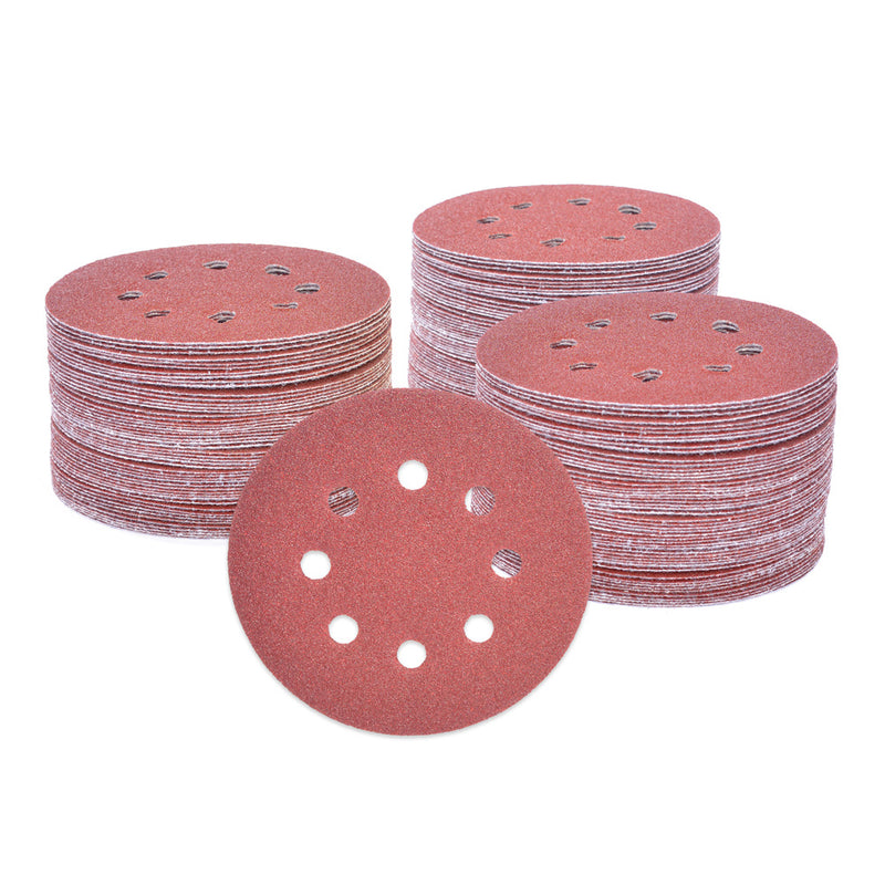 Vaunt V1357014 150 Piece 125mm "3 Grit" Sanding Discs Bulk Pack - 60G, 80G, 120G