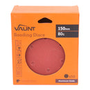 Vaunt V1357039 150mm 80 Grit Sanding Discs - Pack of 50