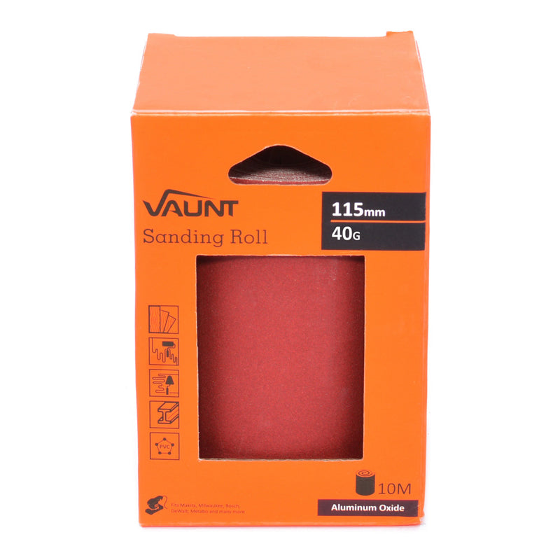 Vaunt V1357090 115mm x 10m 40G Sanding Roll