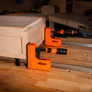 Vaunt V1415036 1000mm Sliding Body Bar & 200mm Cast Iron Screw Clamp - 8 Piece Kit