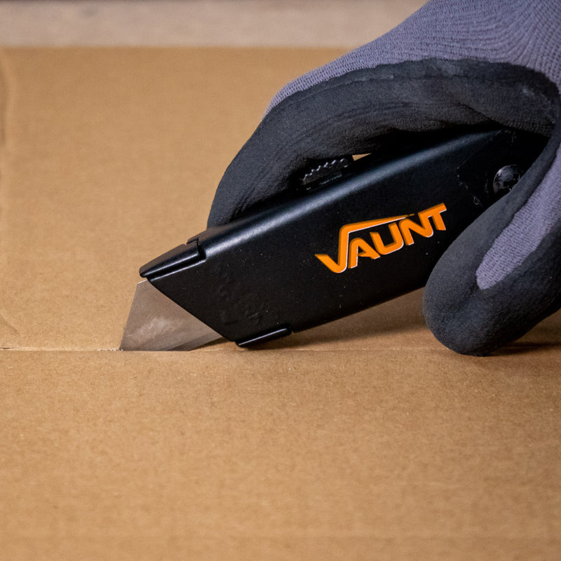 Vaunt V1423005 Black Retractable Utility Knife