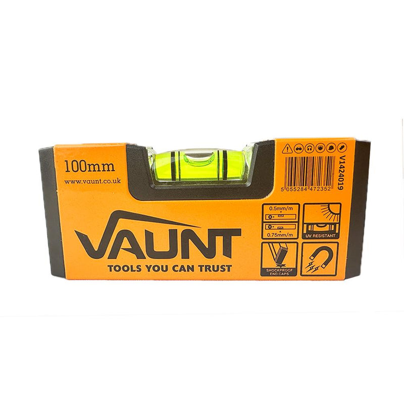 Vaunt V1424019 100mm Box Beam Pocket Level