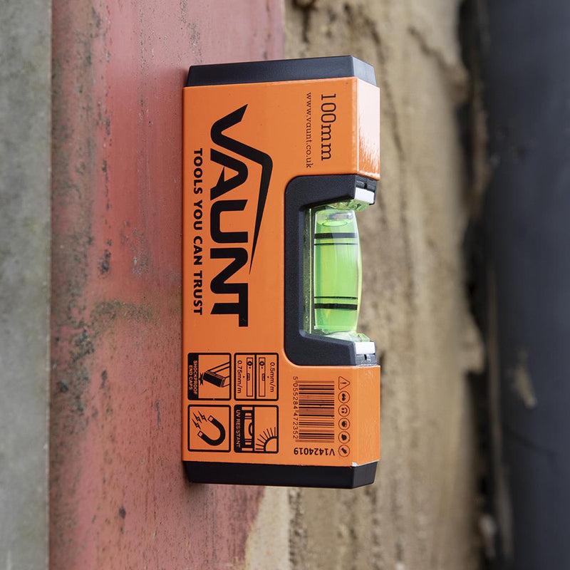 Vaunt V1424019 100mm Box Beam Pocket Level