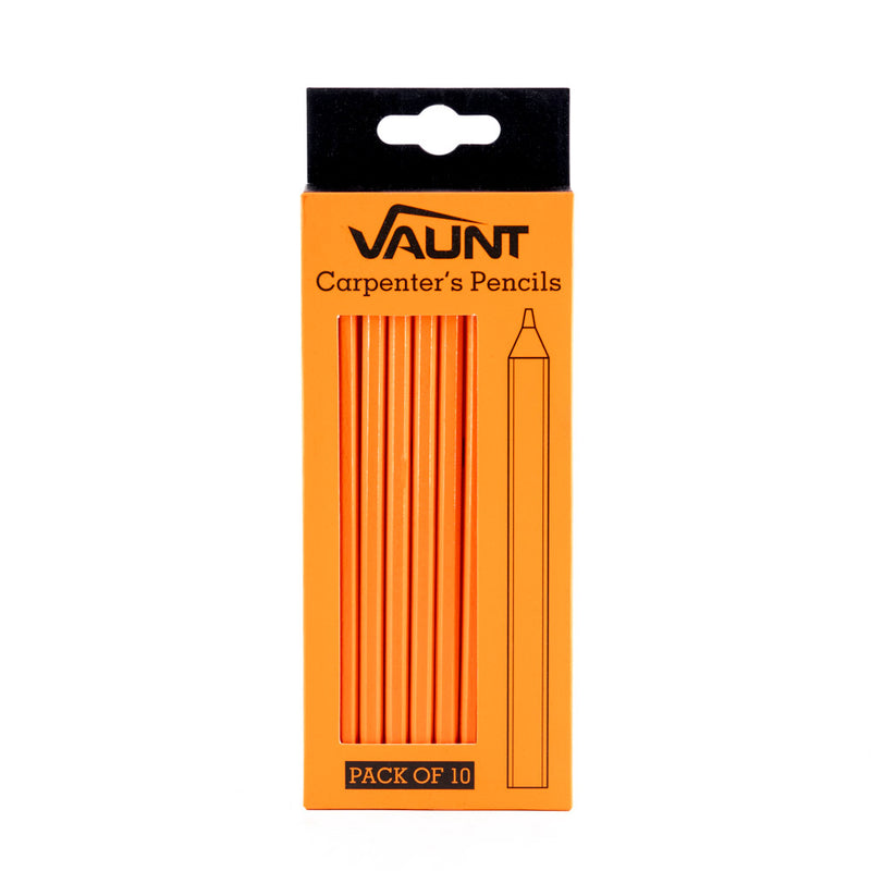 Vaunt V1428001 Medium Carpenters Pencils - Pack of 10