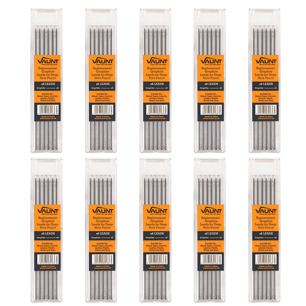 Vaunt V1428011 Replacement Graphite Leads For Deep Hole Pencil-Pack Of 60