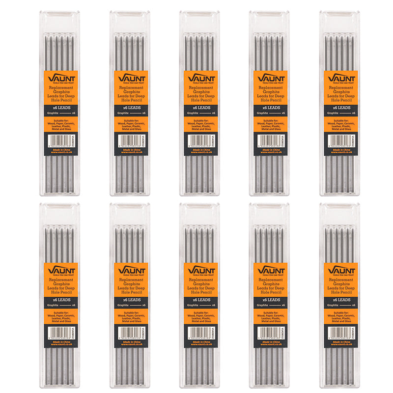 Vaunt V1428011 Replacement Graphite Leads For Deep Hole Pencil-Pack Of 60