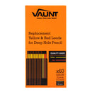 Vaunt V1428014 Replacement Yellow and Red Leads For Deep Hole Pencil-Pack Of 60