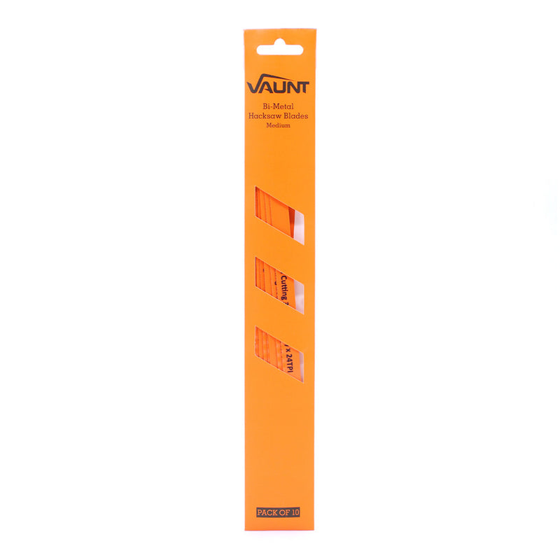 Vaunt V1440001 Hacksaw Blades 300mm 24 TPI - Pack of 10