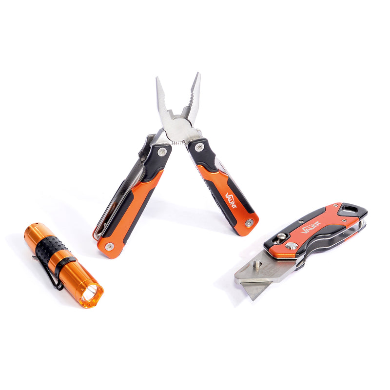 Vaunt V1443001 Multi Tool Plier, Knife and Torch Pack