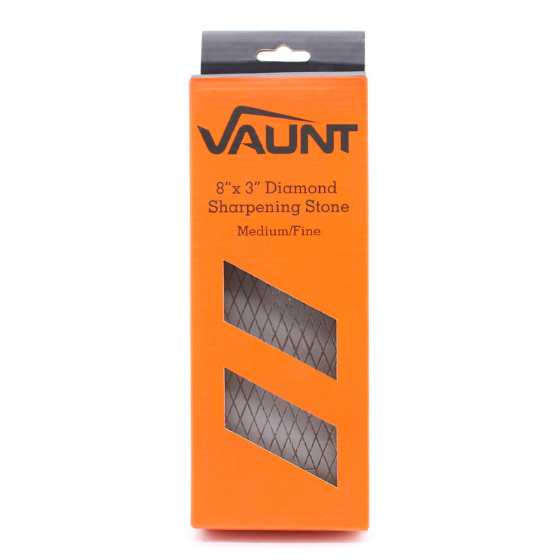 Vaunt V1444013 Diamond Sharpening Stone Double-Sided 200mm x 75mm Medium/Fine