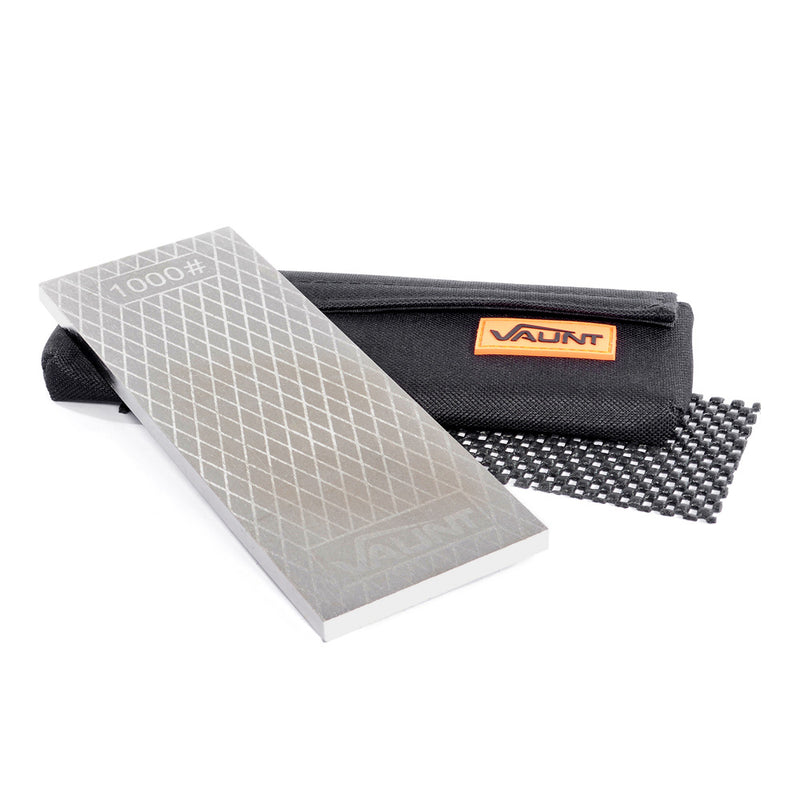 Vaunt V1444014 Diamond Sharpening Stone Double-Sided 200mm x 75mm Fine/Extra Fine