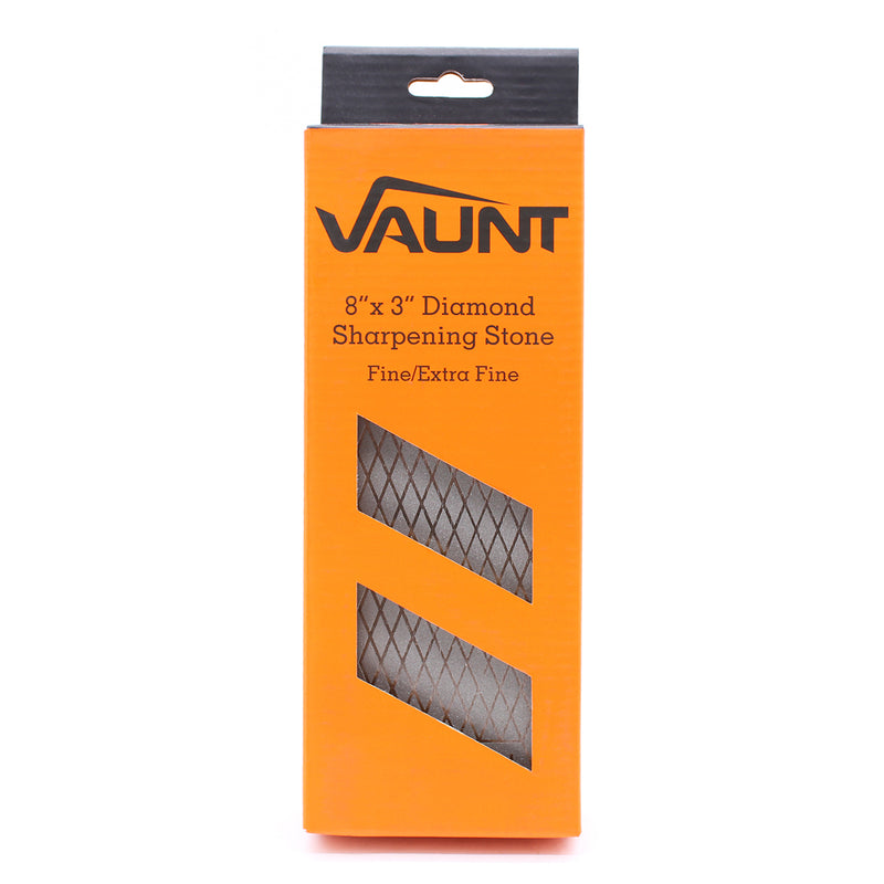 Vaunt V1444014 Diamond Sharpening Stone Double-Sided 200mm x 75mm Fine/Extra Fine