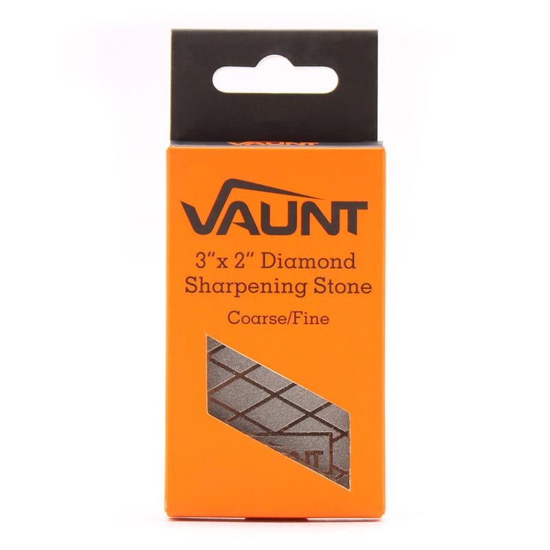 Vaunt V1444020 Diamond Sharpening Stone Double-Sided 75mm x 50mm Coarse/Medium