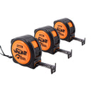 Vaunt V1456016 Premium 8m Metric Heavy Duty Tape Measure - Pack of 3